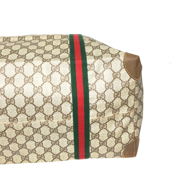 Authentic Gucci brown XL Tote/Weekender bag - Picture 8 of 16